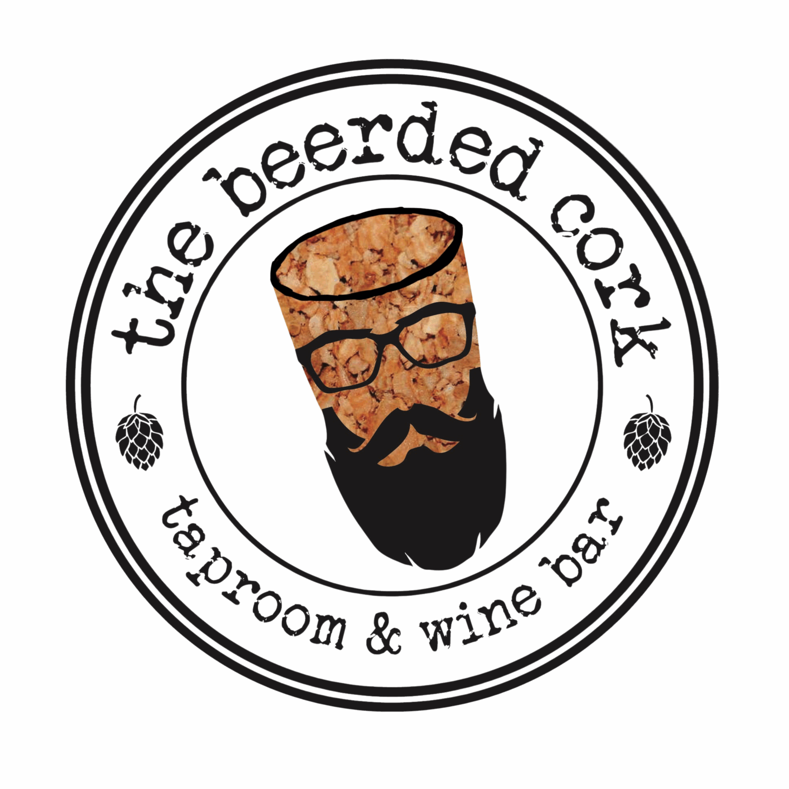 The Beerded Cork Taproom and Wine Bar Logo