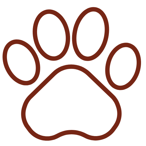 dog paw symbolizing a dog friendly restaurant and bar